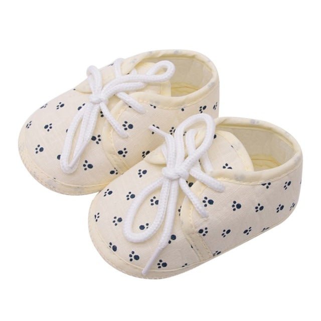 Baby Shoes I Love Papa Mama Letter Printed Soft Bottom Footwear