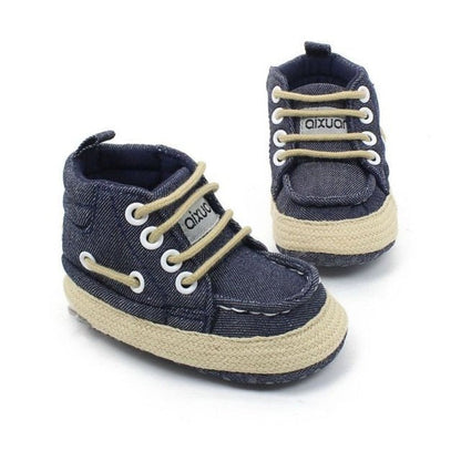 Baby Shoes I Love Papa Mama Letter Printed Soft Bottom Footwear