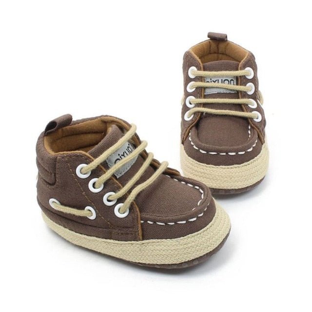 Baby Shoes I Love Papa Mama Letter Printed Soft Bottom Footwear
