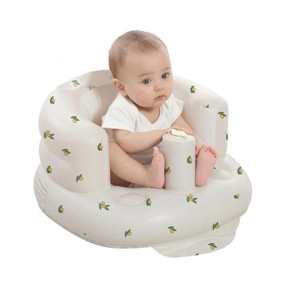 Inflatable Baby Seat with Built-In Air Pump