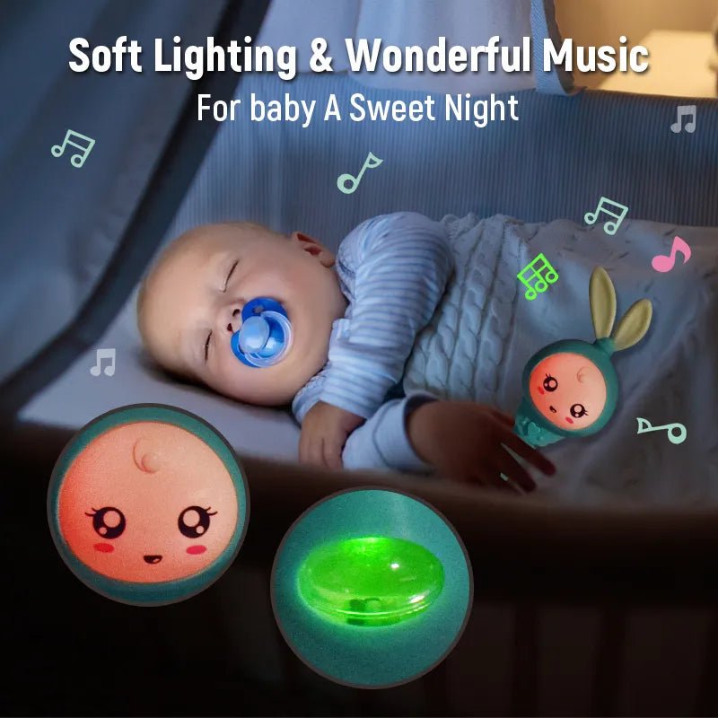 Musical Teether Rattle for Babies 0-12 Months - Bed and Stroller