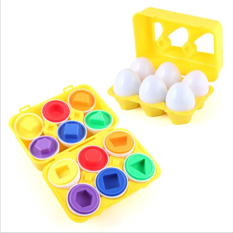 6Pcs Baby Smart Eggs: Montessori Educational Toys