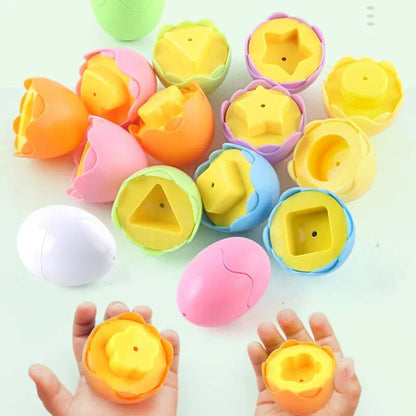 6Pcs Baby Smart Eggs: Montessori Educational Toys