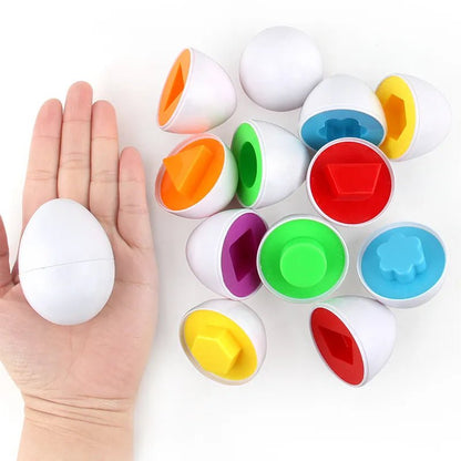 6Pcs Baby Smart Eggs: Montessori Educational Toys