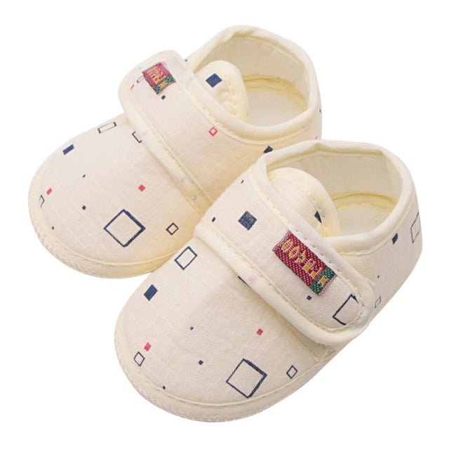 Baby Shoes I Love Papa Mama Letter Printed Soft Bottom Footwear