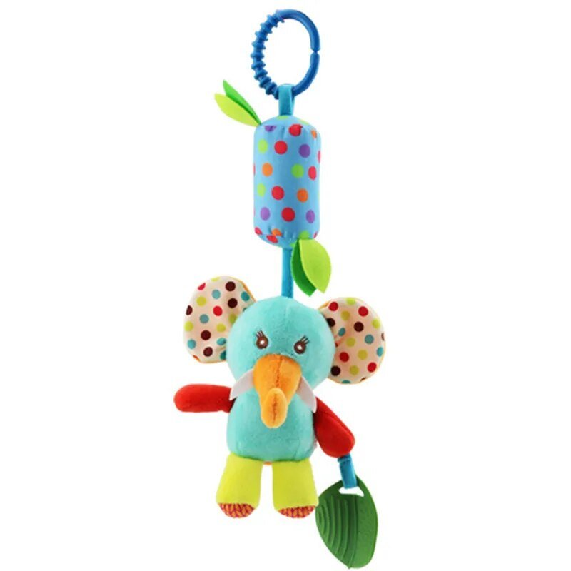 Baby Crib & Car Seat Spiral Rattle Toys - Soft Mobiles for Newborn Gift