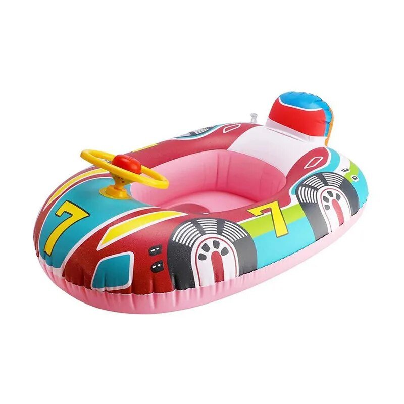 Inflatable Baby Swim Ring Seat - Pool Float Accessory for Water Play