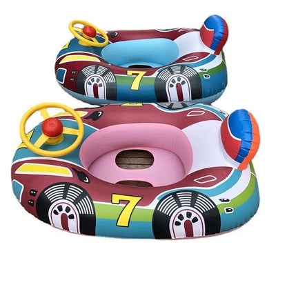 Baby Swim Ring with Sun Shade - Inflatable Pool & Beach Toy