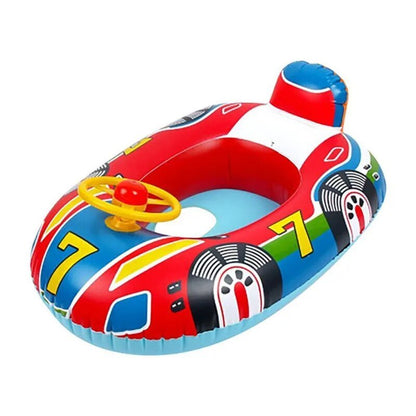 Inflatable Baby Swim Ring Seat - Pool Float Accessory for Water Play