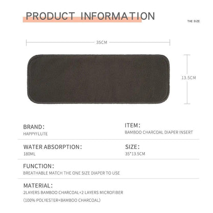 Happy Flute Bamboo Charcoal Liner for Cloth Diapers