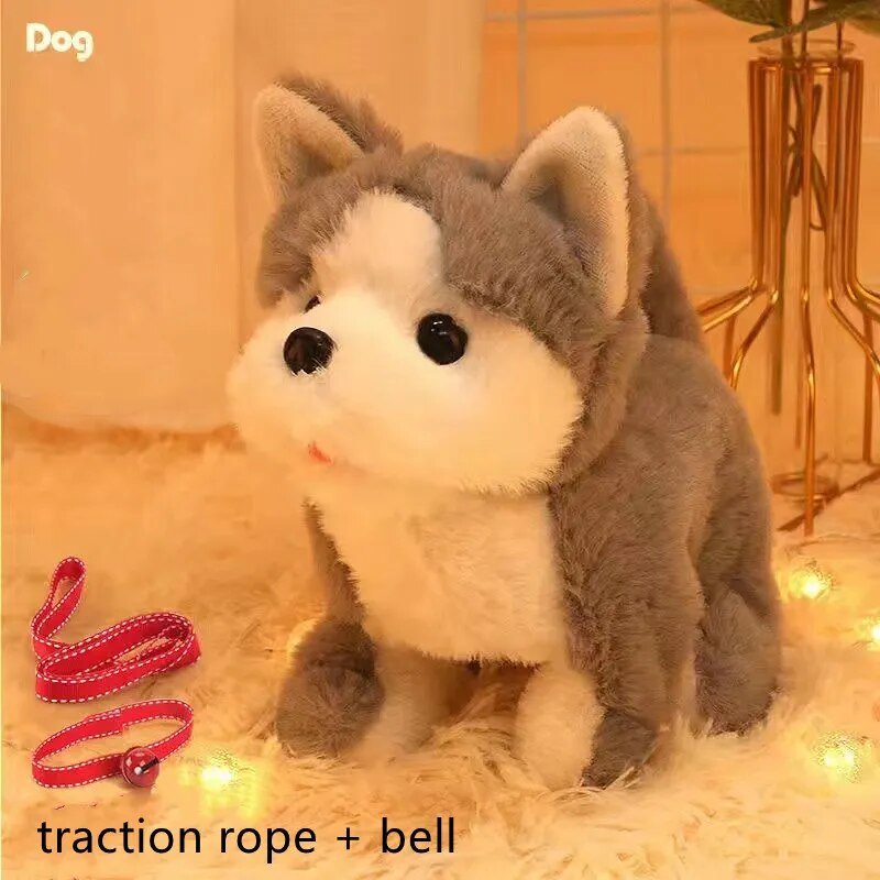 Interactive Walking & Barking Plush Puppy - Montessori Toy