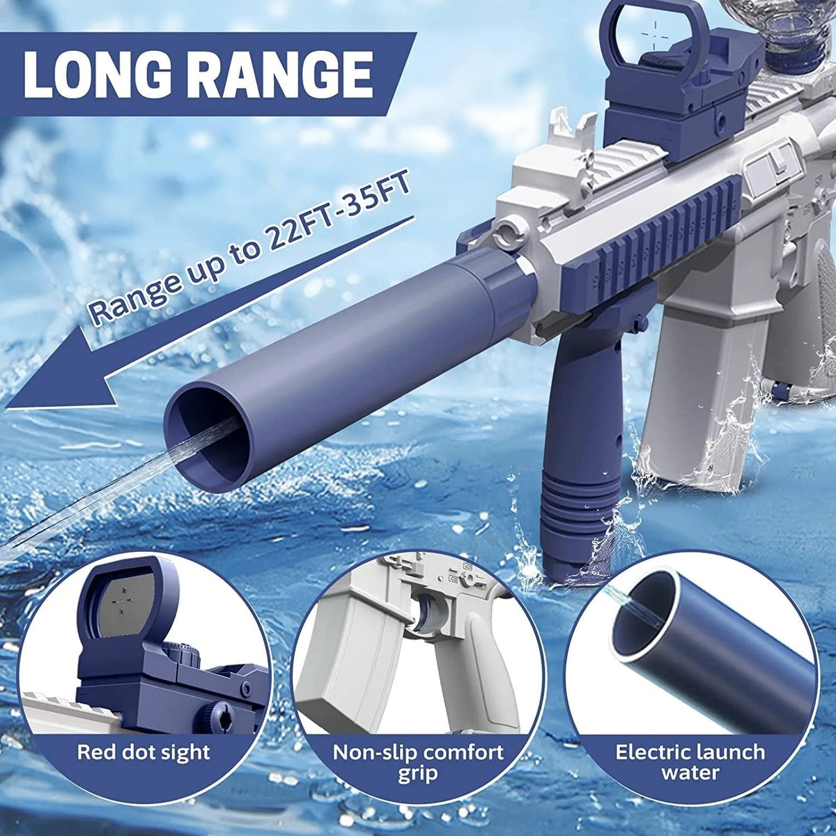 Electric Automatic Water Gun for Outdoor Kids' Party