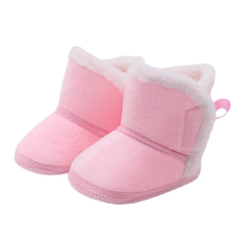 Baywell Autumn Winter Newborn Boots - Soft Sole Fur, 0-18M
