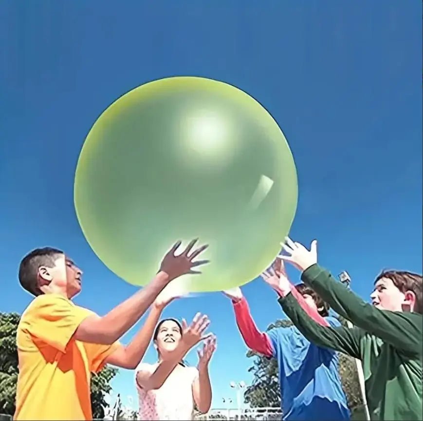 Giant Bubble Ball - Elastic TPR Water-Filled Toy for Beach & Pool