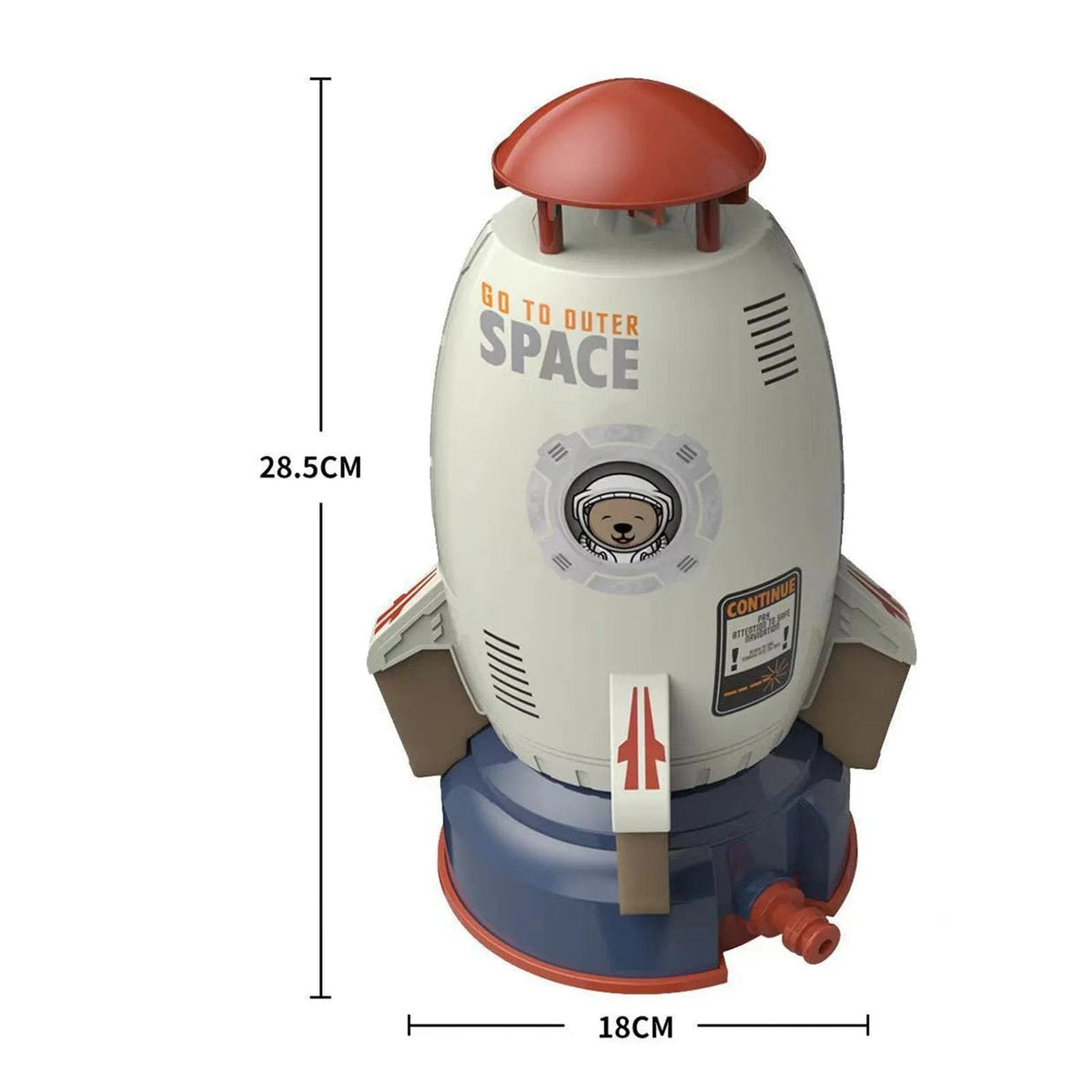 Rocket Water Sprinkler Toy - Outdoor Fun for Kids