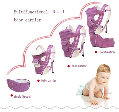 9 in 1 Bebear baby hipseat carrier