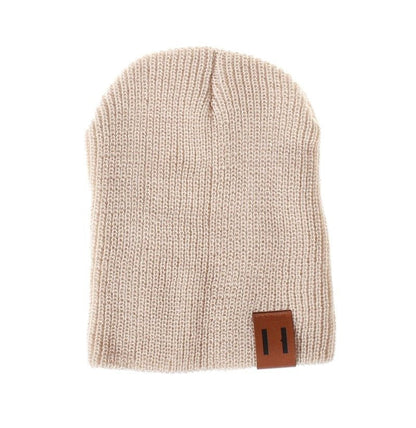 Newborn Knitted Baby Hat - Solid, Crochet Beanie for Kids