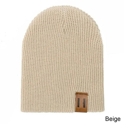 Newborn Knitted Baby Hat - Solid, Crochet Beanie for Kids