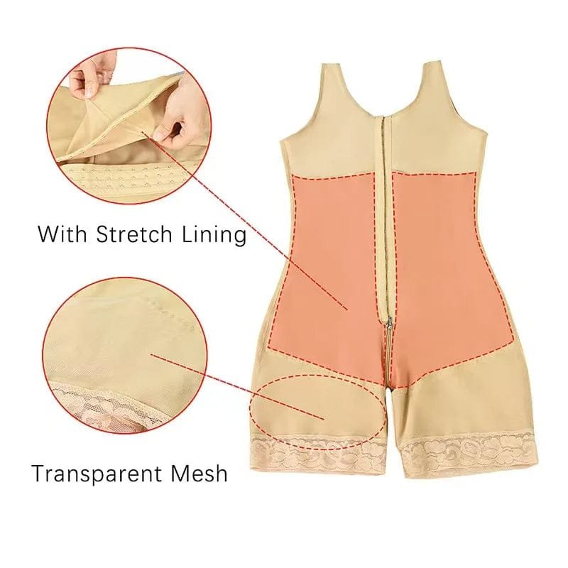 Postpartum BBL Bodysuit: Steel Shapewear & Slimming Corset