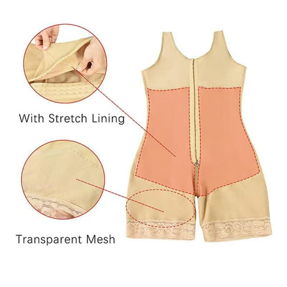 Postpartum BBL Bodysuit: Steel Shapewear & Slimming Corset