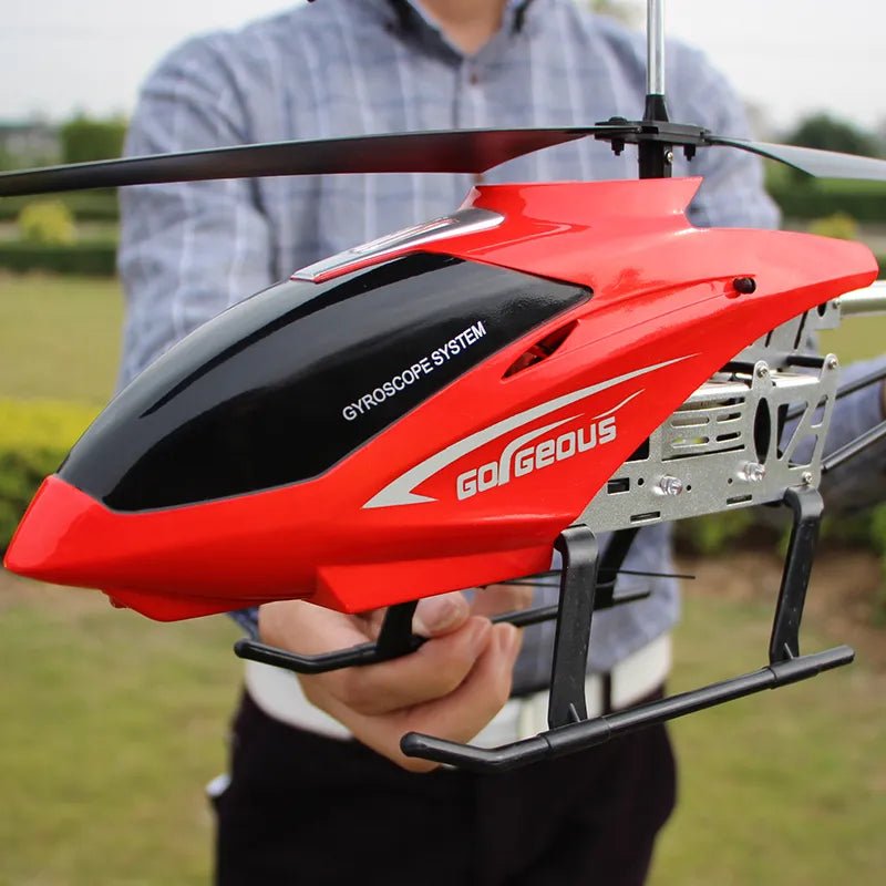 Extra Large 3.5CH RC Helicopter, Durable UAV, Kids' Gift Drone