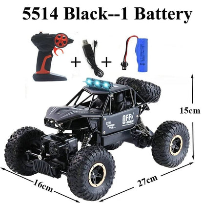 Paisible 4WD RC Car with Bubble Machine - Rock Crawler Toy