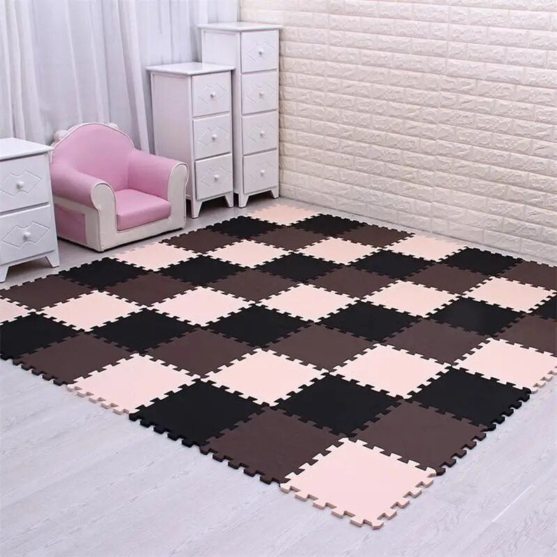 EVA Foam Baby Puzzle Play Mat - 29cm Interlocking Tiles for Kids