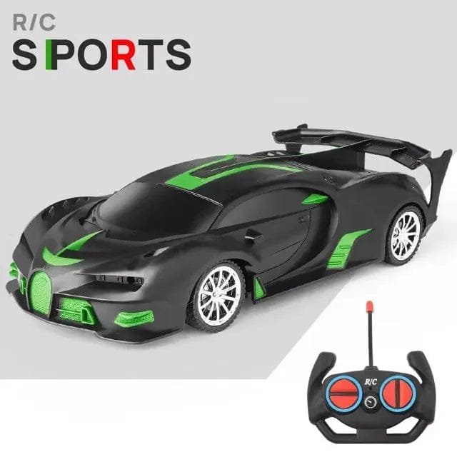 1/18 RC Sports Car with LED Light - 2.4G High-Speed Drift Toy