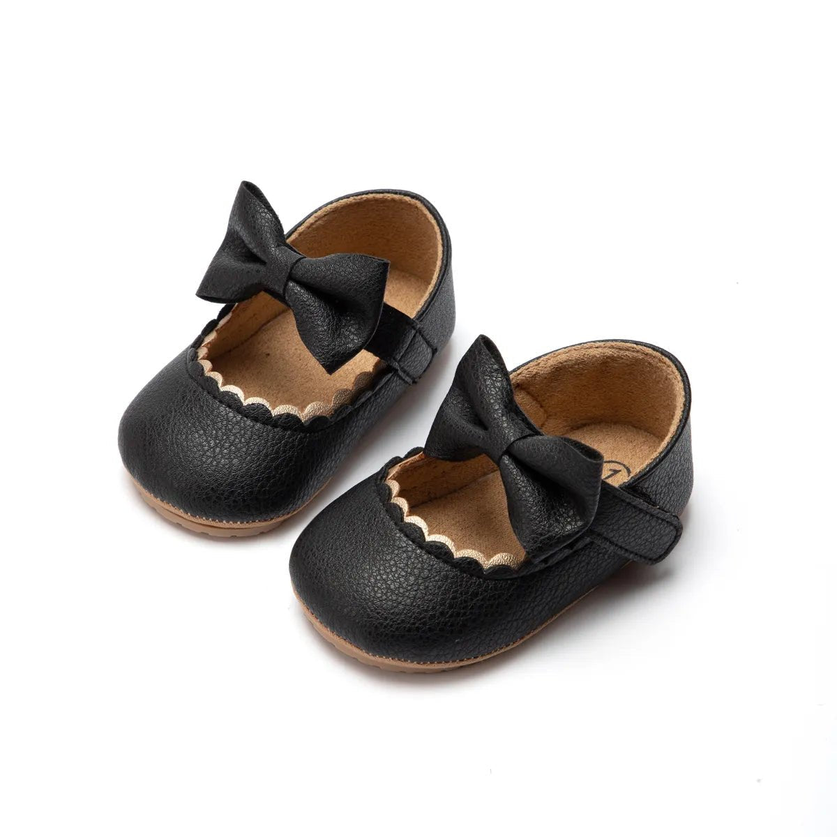 Infant Bowknot Mary Janes - Non-Slip Rubber Sole Baby Casual Shoes