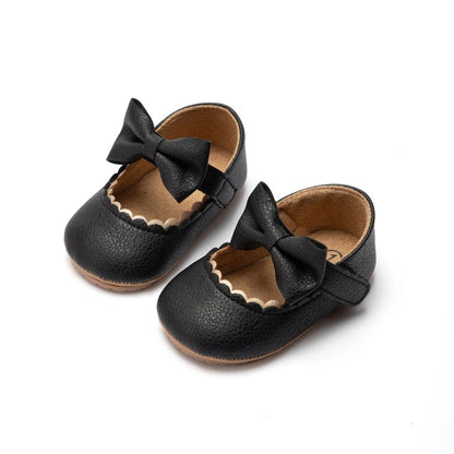 Infant Bowknot Mary Janes - Non-Slip Rubber Sole Baby Casual Shoes