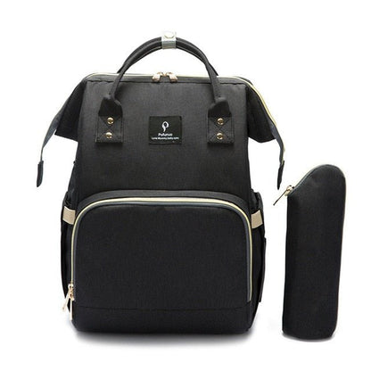 Baby Diaper Bag With USB Interface Large Capacity Waterproof Nappy Bag