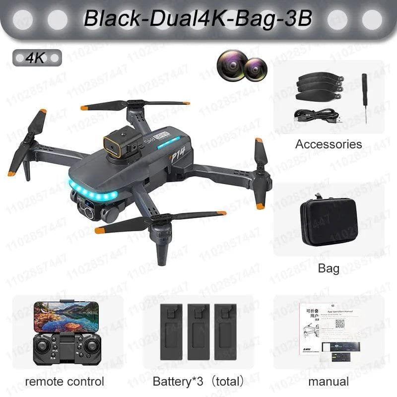 New P15 Mini Drone - 4K, 8K Camera, Obstacle Avoidance, Foldable Quadcopter