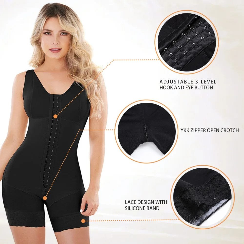 Postpartum BBL Bodysuit: Steel Shapewear & Slimming Corset