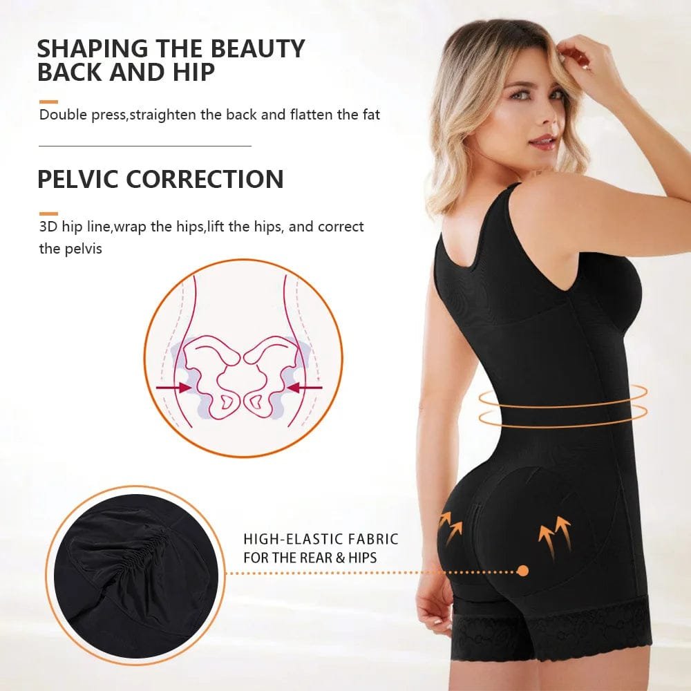Postpartum BBL Bodysuit: Steel Shapewear & Slimming Corset