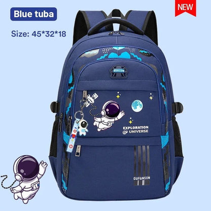 Orthopedic Kids' School Backpack: Waterproof, Boys' Primary Bag