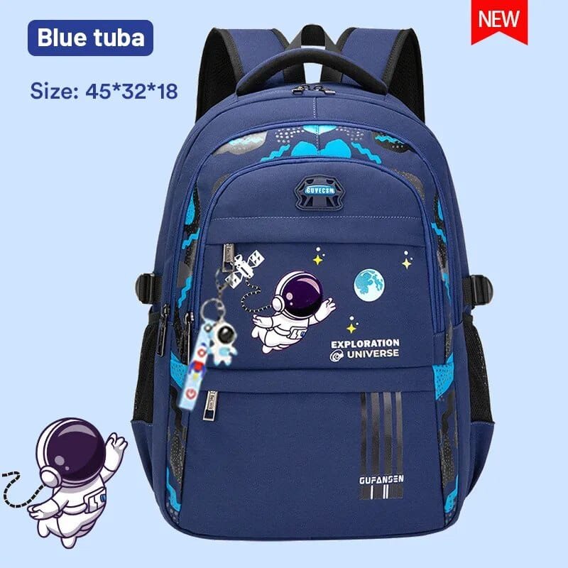Orthopedic Kids' School Backpack: Waterproof, Boys' Primary Bag