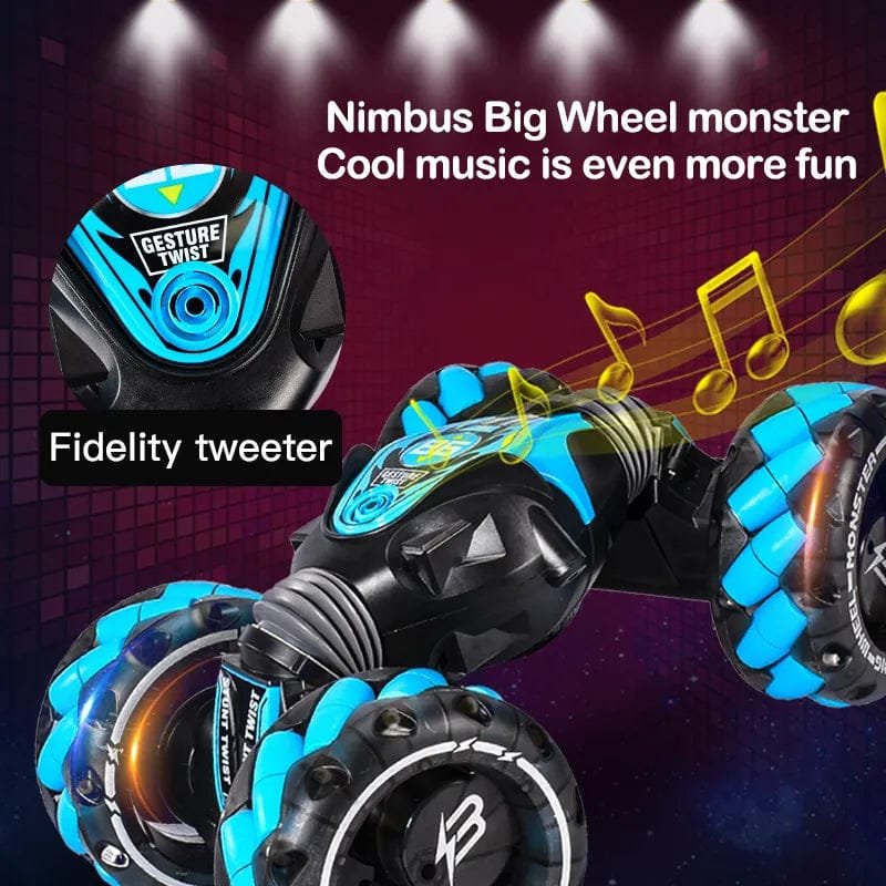 1:12/1:16 4WD RC Car with Radio, Gesture Control & Light, Kids Toy