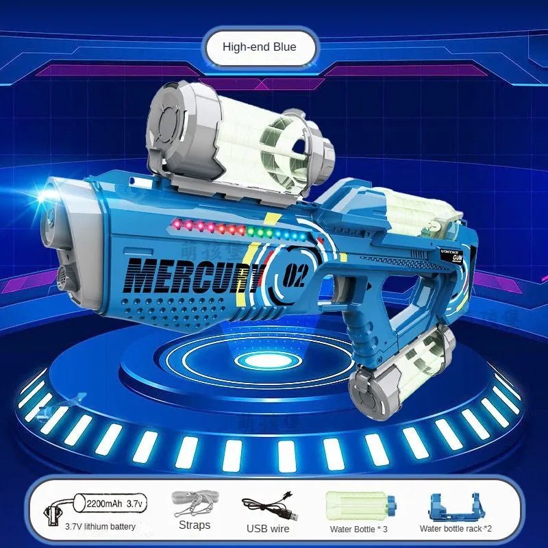 Automatic Water Gun with Light for Kids' Summer Fun
