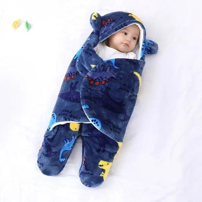 Thick Fleece Newborn Sleep Bag with Cotton Lining