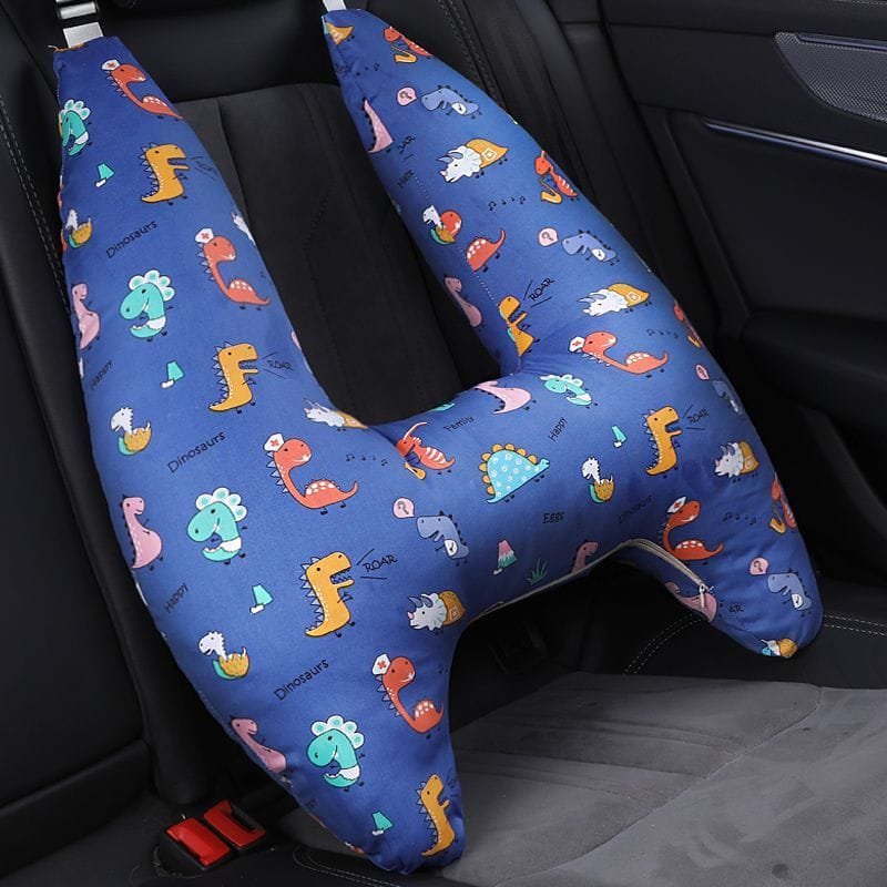 U-Shape Kids Travel Pillow with Cute Animal Pattern