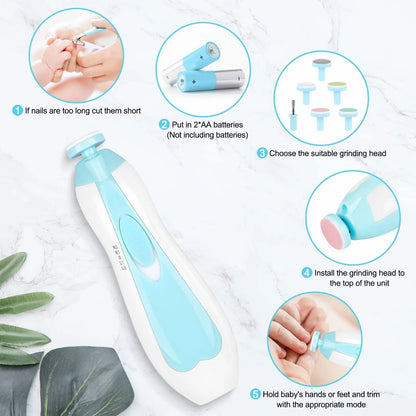 Multifunctional Electric Baby Nail Trimmer &amp; Care Set