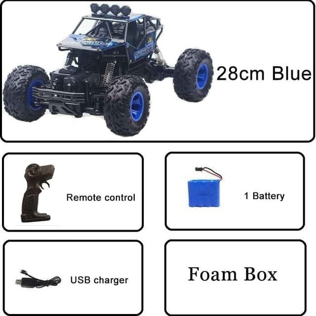 1:12 High-Speed 4WD RC Car - 37cm Off-Road Electric Vehicle