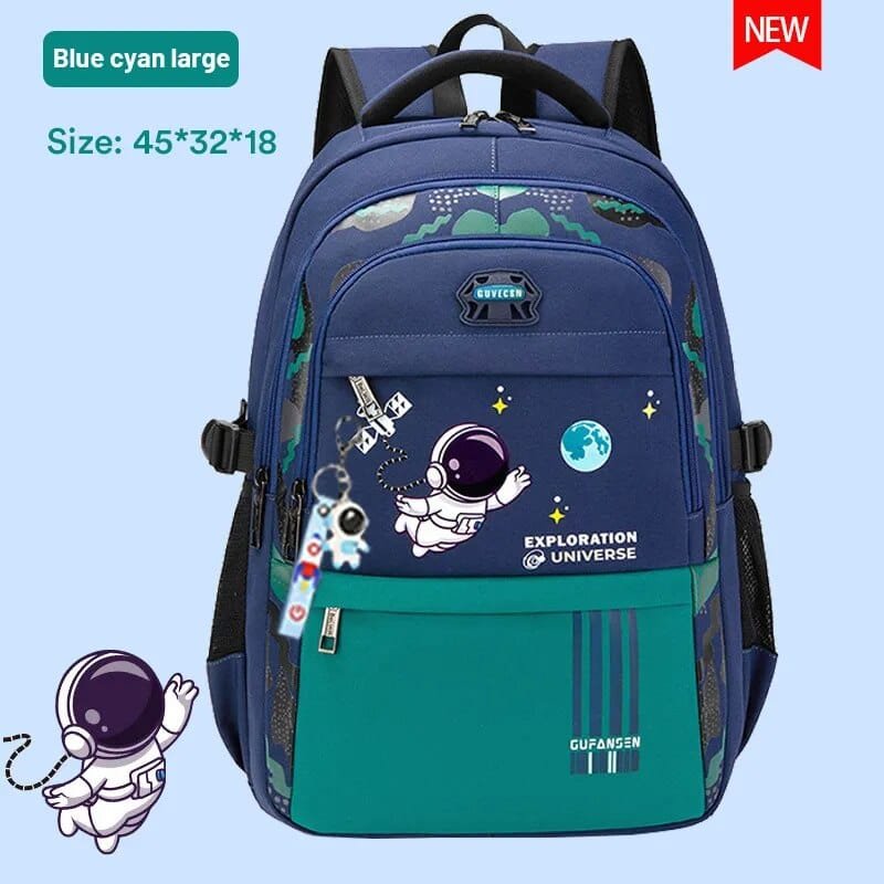 Orthopedic Kids' School Backpack: Waterproof, Boys' Primary Bag