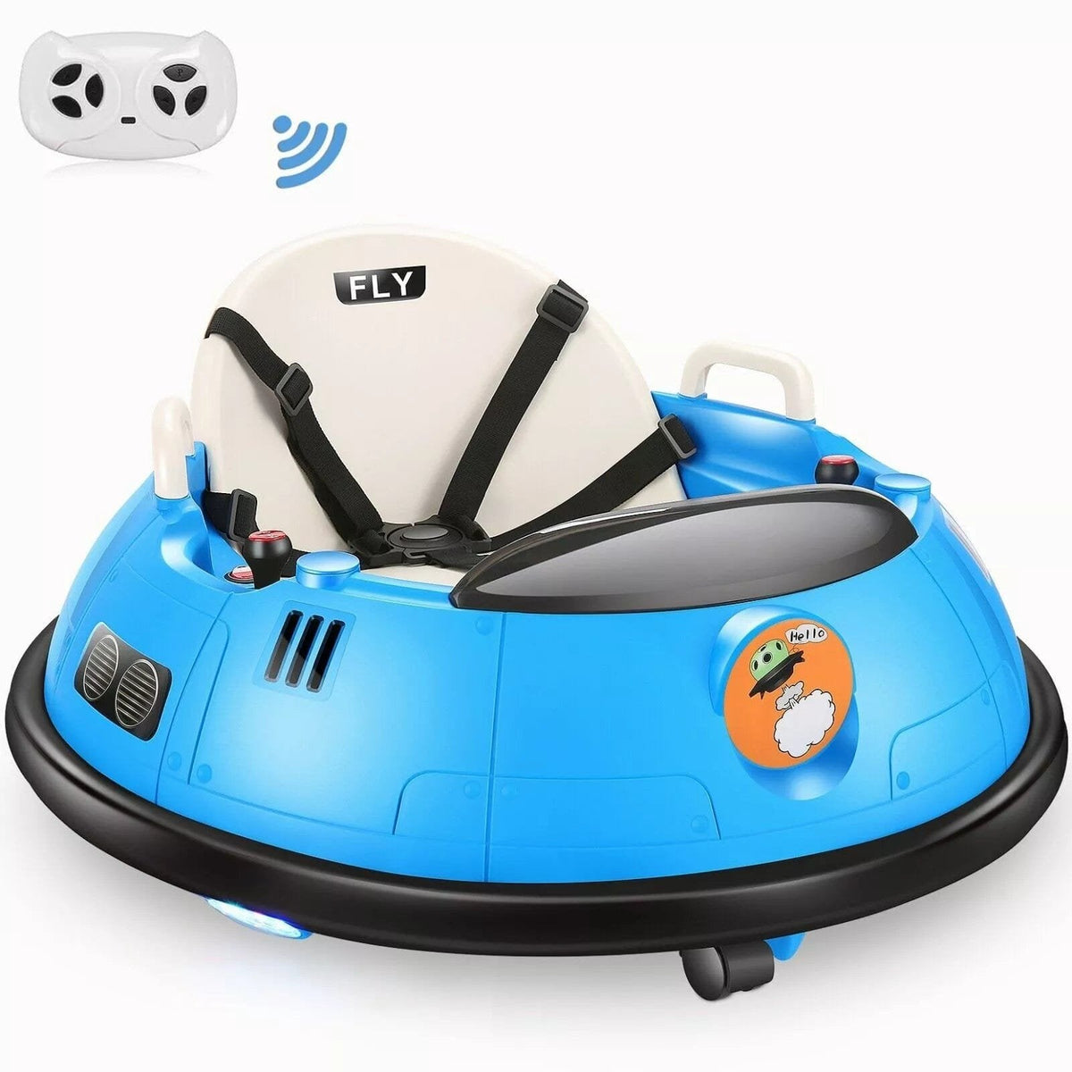 Kids Ride-On Bumper Car with 360° Spin