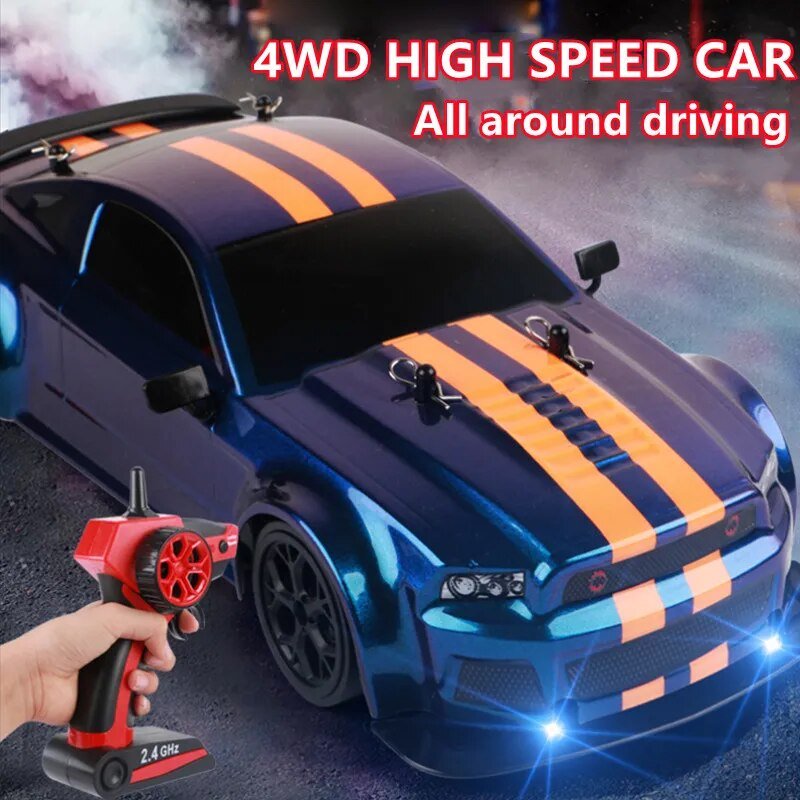 High-Speed 4WD RC Drift Car, 1:14 Scale, 30KM/H, 2.4G Remote