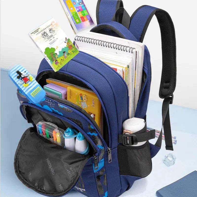 Orthopedic Kids' School Backpack: Waterproof, Boys' Primary Bag