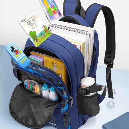 Orthopedic Kids' School Backpack: Waterproof, Boys' Primary Bag