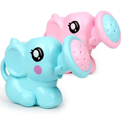Elephant Water Spray Baby Bath Toy with Storage Mesh Bag