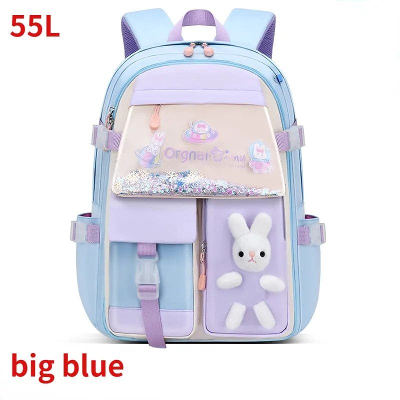 Waterproof Children's Backpack: Large Capacity with Pockets