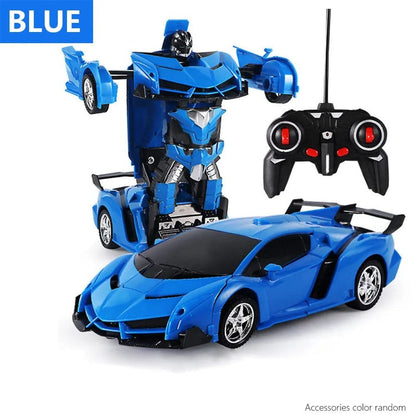 RC Car Transformation Robot - Drift Sports Vehicle Toy